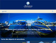 Tablet Screenshot of bateauxsaintraphael.com